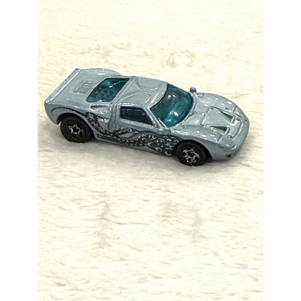 Hot‎ Wheels Ford GT-40 Metallic Blue Octopus Graphics Diecast Car 1999 Thailand